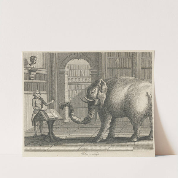 Fable X. The Elephant and the Bookseller by John Wootton