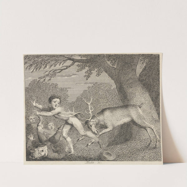 Fable XIII. The Tame Stag by John Wootton