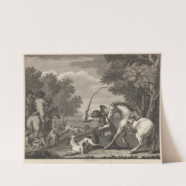 Fable XLIV. The Hound and the Huntsman by John Wootton