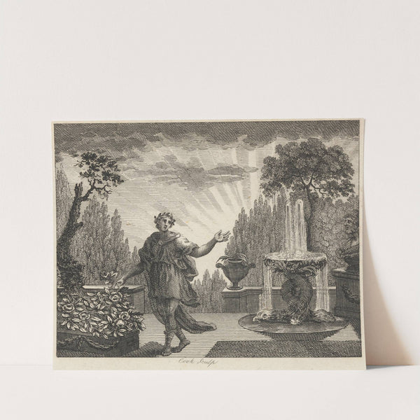 Fable XLV. The Poet and the Rose by John Wootton