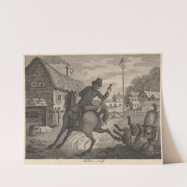 Fable XLVI. The Cur, the Horse, and the Shepherd's Dog by John Wootton