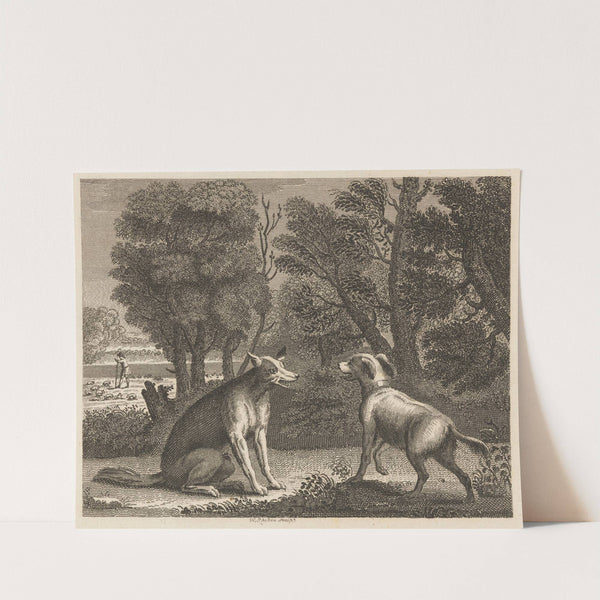 Fable XVII. The Shepherd's Dog and the Wolf by John Wootton