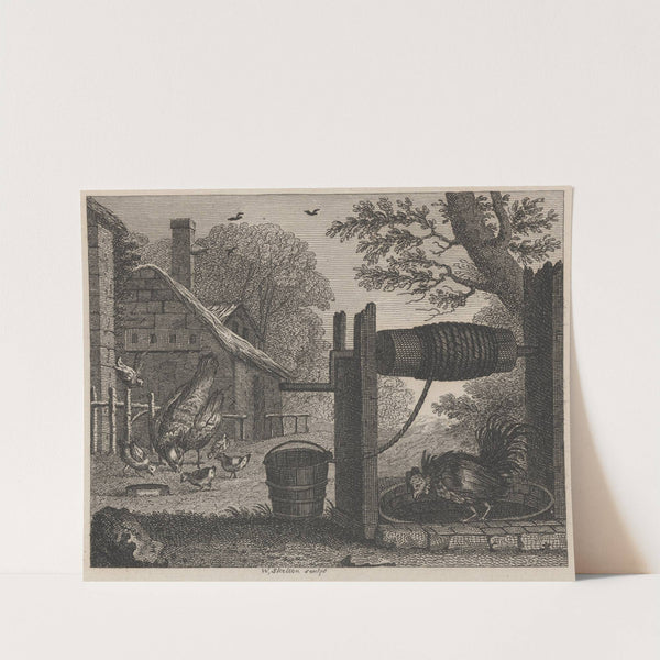 Fable XX. The Old Hen and the Cock by John Wootton