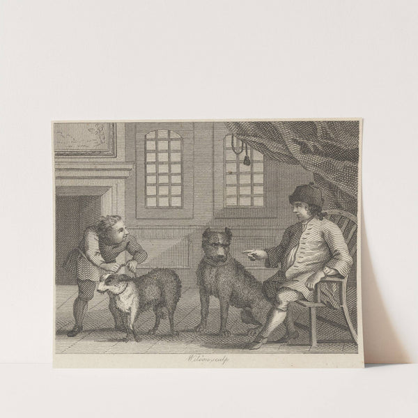 Fable XXVI. The Cur and the Mastiff by John Wootton