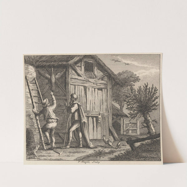 Fable XXXVI. Pythagoras and the Countryman by John Wootton