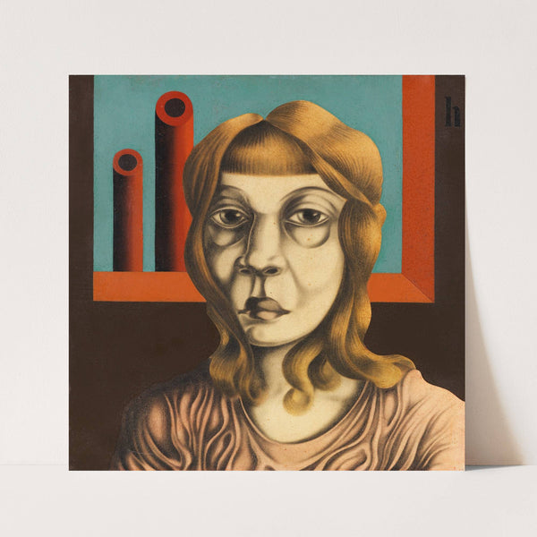 Fabrikarbeiterin (Factory worker) (1926) by Heinrich Hoerle