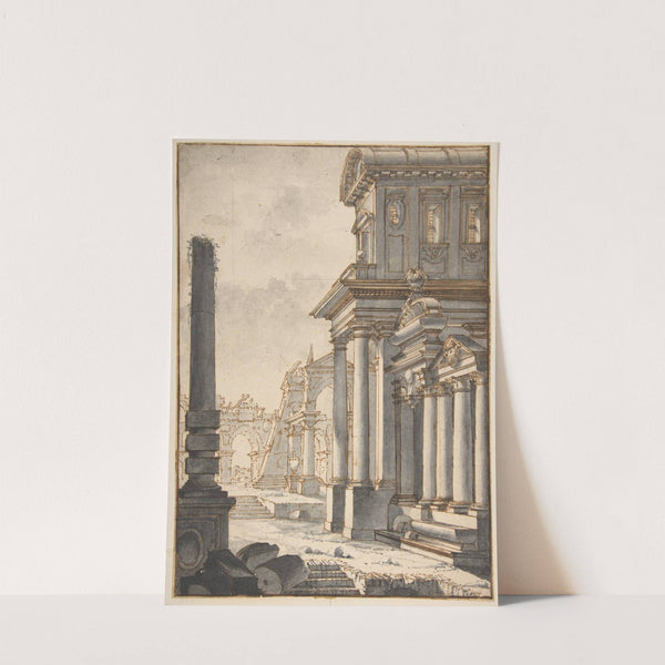 Facade and Ruins by Mauro Antonio Tesi