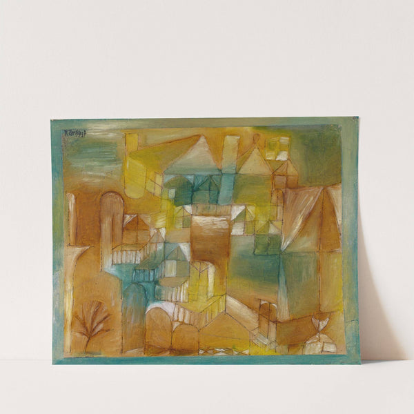 Façade Brown-Green by Paul Klee