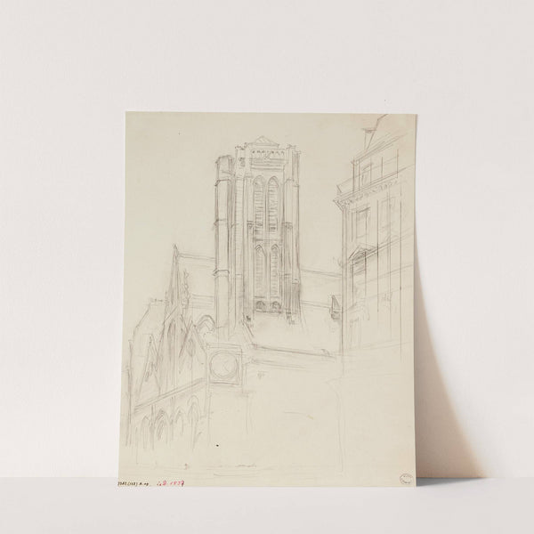 Façade et tour de Saint Nicolas-des-Champs. 3ème arrondissement by Frédéric Houbron