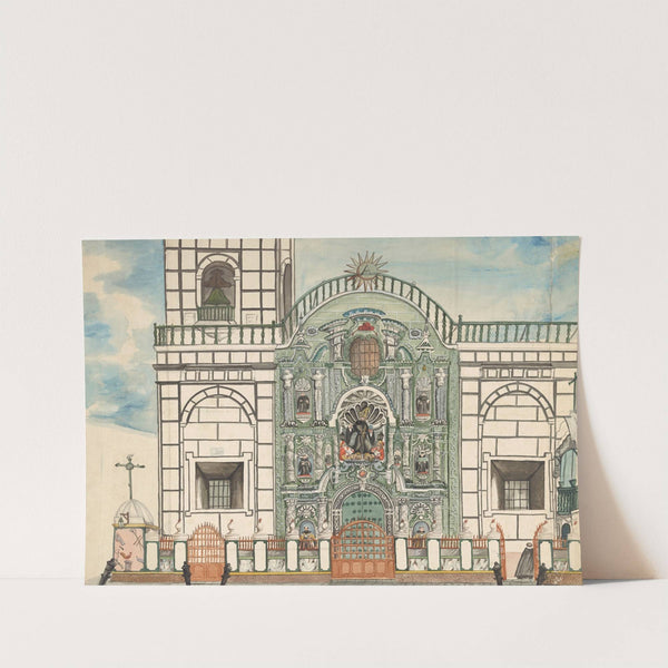 Facade of a Church, Lima by Francisco Fierro