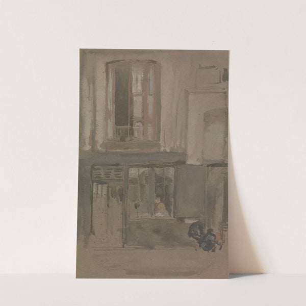 Facade of a House (1890s) by James Abbott McNeill Whistler