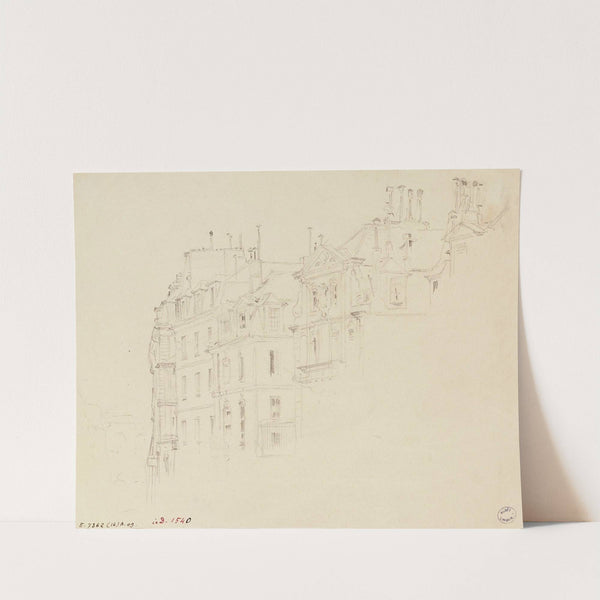 Façades d'immeubles parisiens du XVIIème siècle by Frédéric Houbron