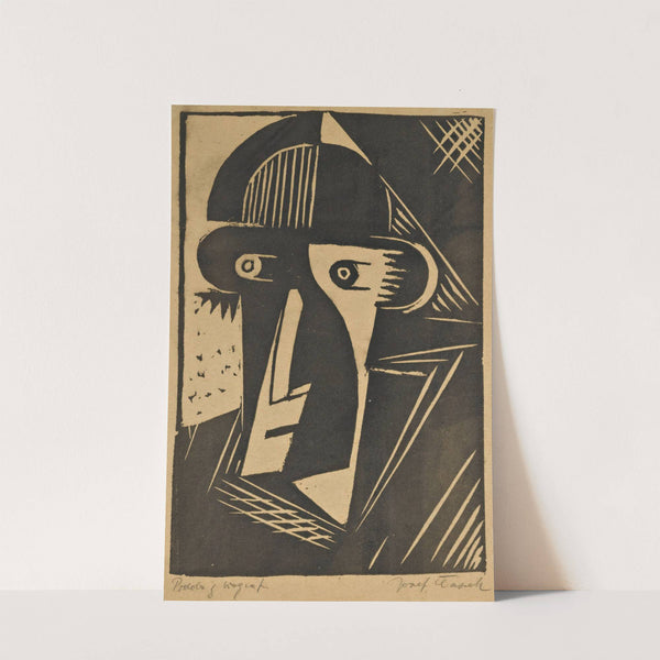 Face From Cinema by Josef Čapek