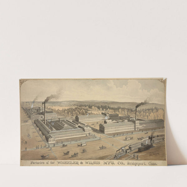 Factories of the Wheeler & Wilson M’F’G. Co., Bridgeport, Conn. (1881) by William Arnold Porter