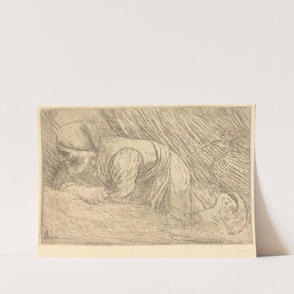 Fagot-gatherer (Le fagotier) by Alphonse Legros