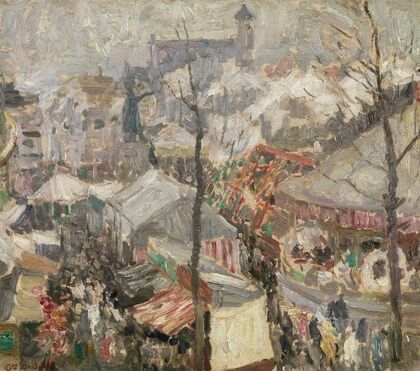 Fair at Vrijdagmarkt in Ghent