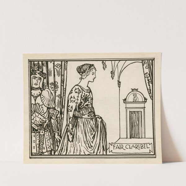 Fair Claribel (1900) by Robert Anning Bell