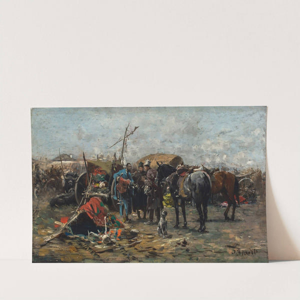 Fair in Balta, Podolia region by Jozef Brandt