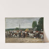 Fair in Brittany (1874) by Eugène Boudin