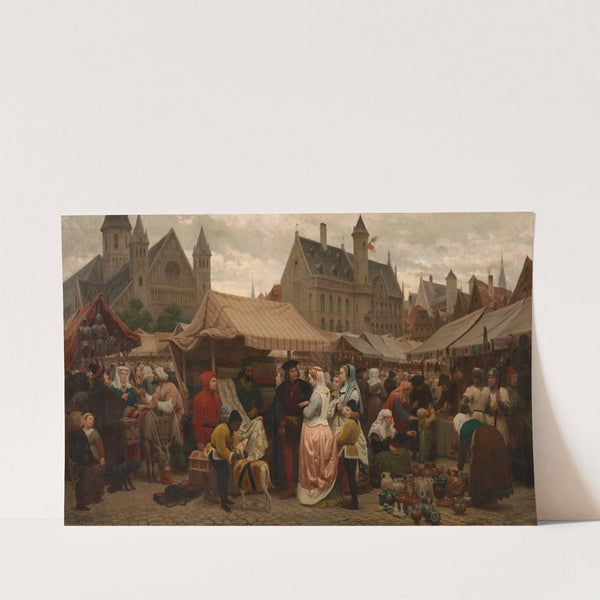 Fair in Ghent in the Middle Ages by Félix de Vigne