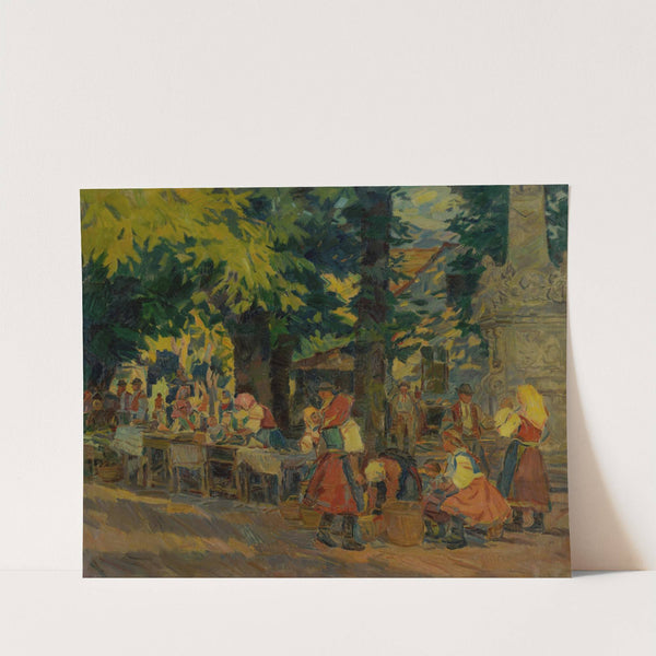 Fair in Marianka by Gustáv Mallý