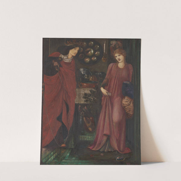 Fair Rosamund and Queen Eleanor by Sir Edward Coley Burne-Jones