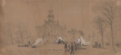Fairfax Seminary now General Hospital Headquarters for the Army of the Potomac