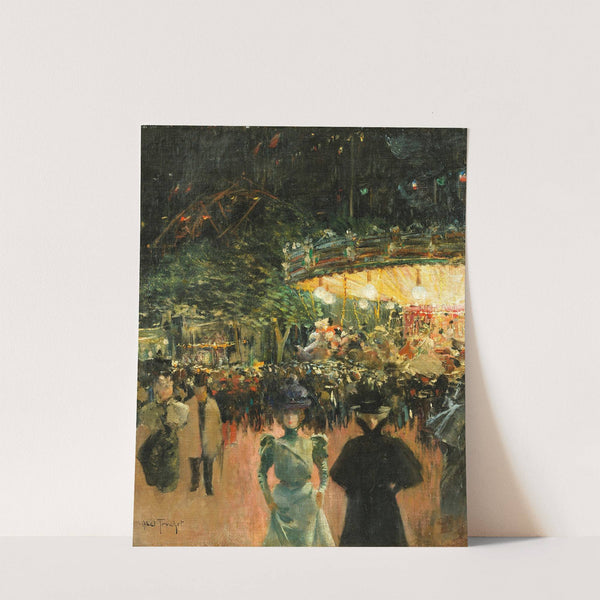 Fairground, place pigalle by Louis Abel-Truchet