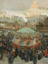 Fairground With The Sacré-Coeur In The Background