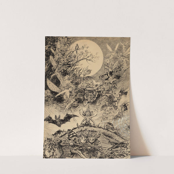 Fairies and Elves in the Moonlight by Reginald Bathurst Birch