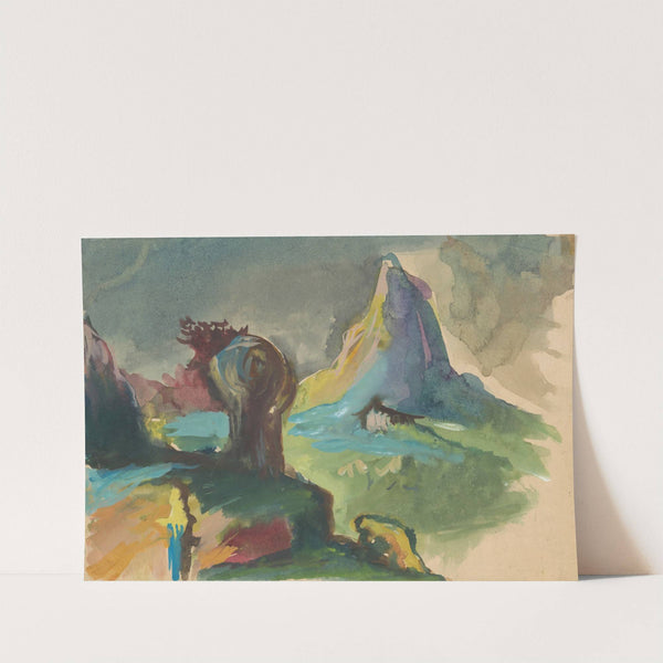 Fairytale Landscape (David and Goliath) by Ján Novák