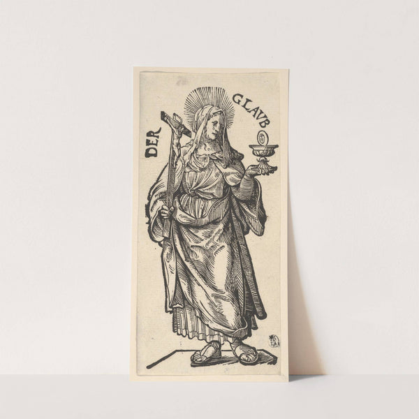 Faith (Der Glaub) (16th Century) by Hans Burgkmair The Elder