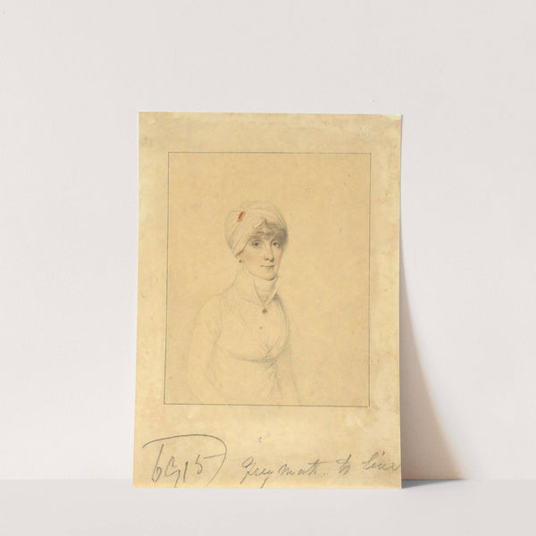 Faith Trumbull (daughter of Gov. John Trumbull, Jr.; wife of Daniel Wadsworth of Hartford) by Elkanah Tisdale