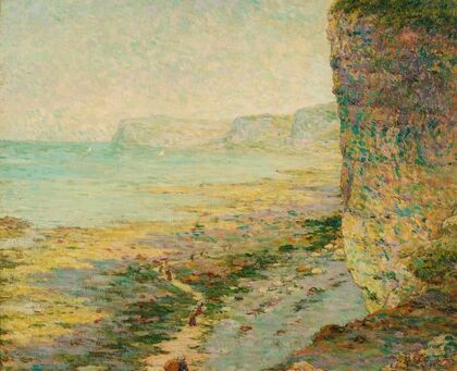 Falaises À Marées Basse