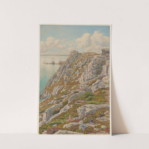 Falaises de l’Ile Vierge. Baie de Douarnenez. Morgat (1908) by Henri Rivière
