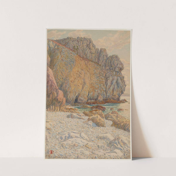 Falaises de Port Haor. Morgat (1905) by Henri Rivière