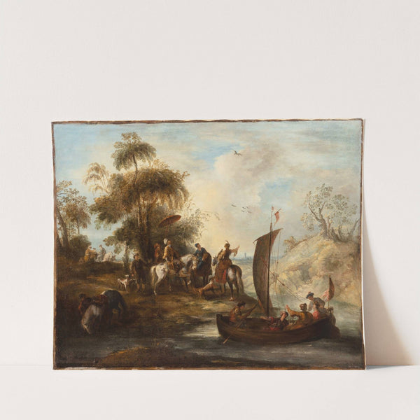 Falcon Hunt by Joseph Parrocel