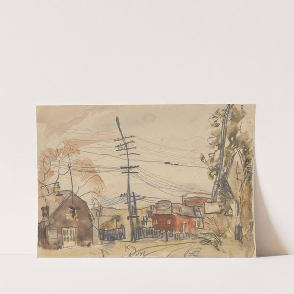 Fall Brook Railroad (1934) by Arthur Dove