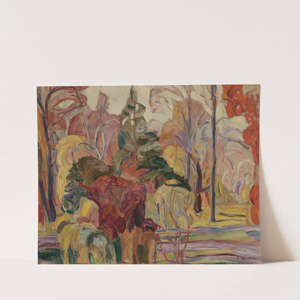 Fall Scene by Abraham Manievich