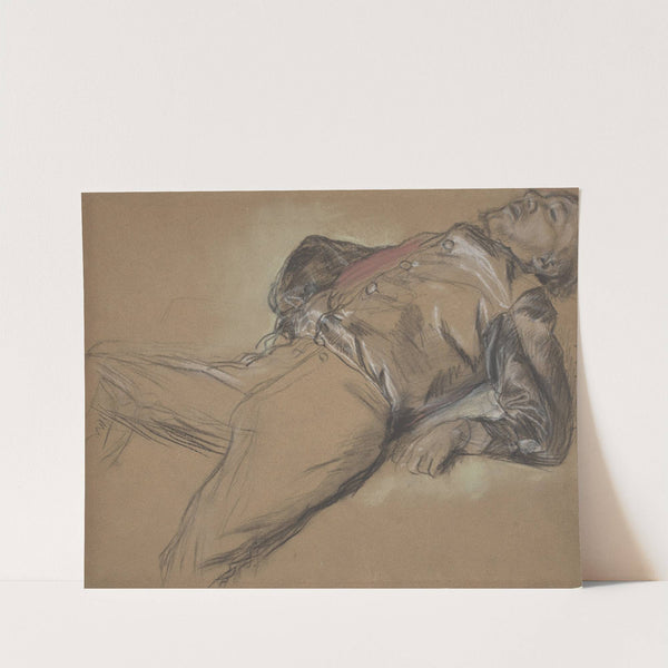 Fallen Jockey (study for ‘Scene from the Steeplechase – The Fallen Jockey’) (c. 1866) by Edgar Degas
