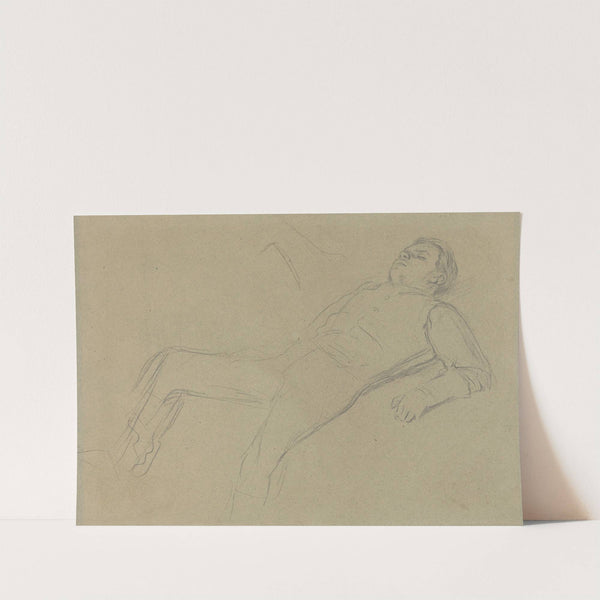 Fallen Jockey (study for ‘Scene from the Steeplechase – The Fallen Jockey’) II (c. 1866) by Edgar Degas