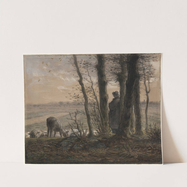 Falling Leaves by Jean-François Millet