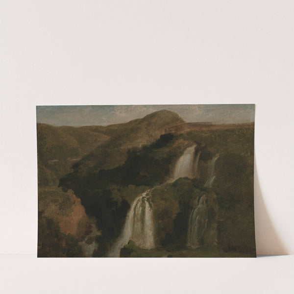 Falls of Tivoli by Jean-Baptiste-Camille Corot