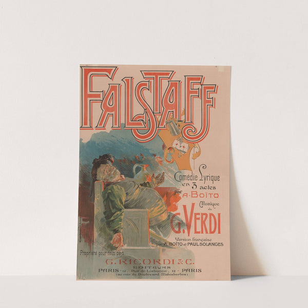 Falstaff (1894) by Adolfo Hohenstein