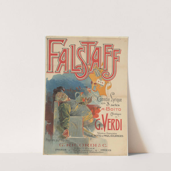 Falstaff. Comédie lyrique e 3 actes par A. Boito, musique de G. Verdi (1894) by Adolfo Hohenstein