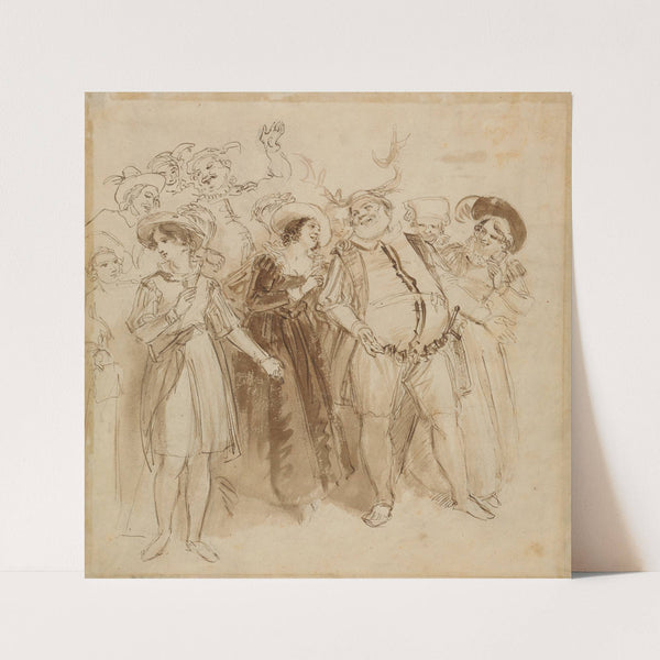 Falstaff Disguised as Herne by John Massey Wright