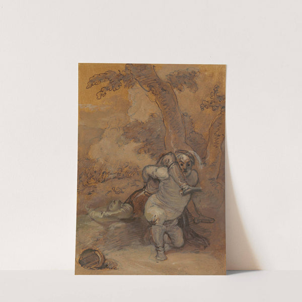 Falstaff Dragging the Body of Hotspur by Robert Smirke