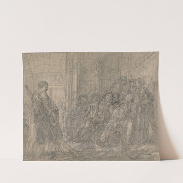 Falstaff Inspecting the Recruits (between 1761 and 1765) by Francis Hayman