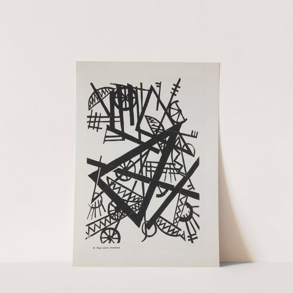 Fametszet (1921) by László Moholy-Nagy