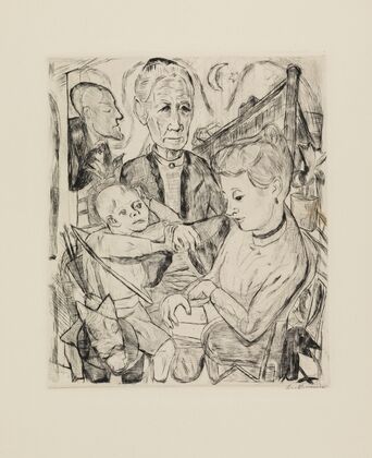 Familienszene (Familie Beckmann)